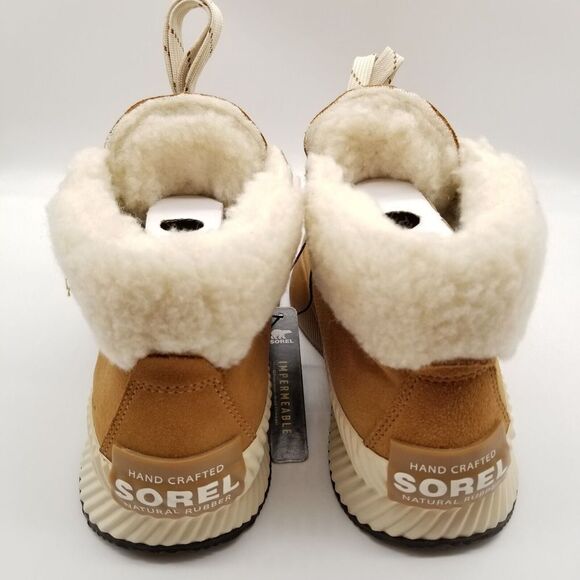 SOREL x Prana Out N About III Conquest Waterproof Boots Size 8 Brown Suede - Picture 5 of 13